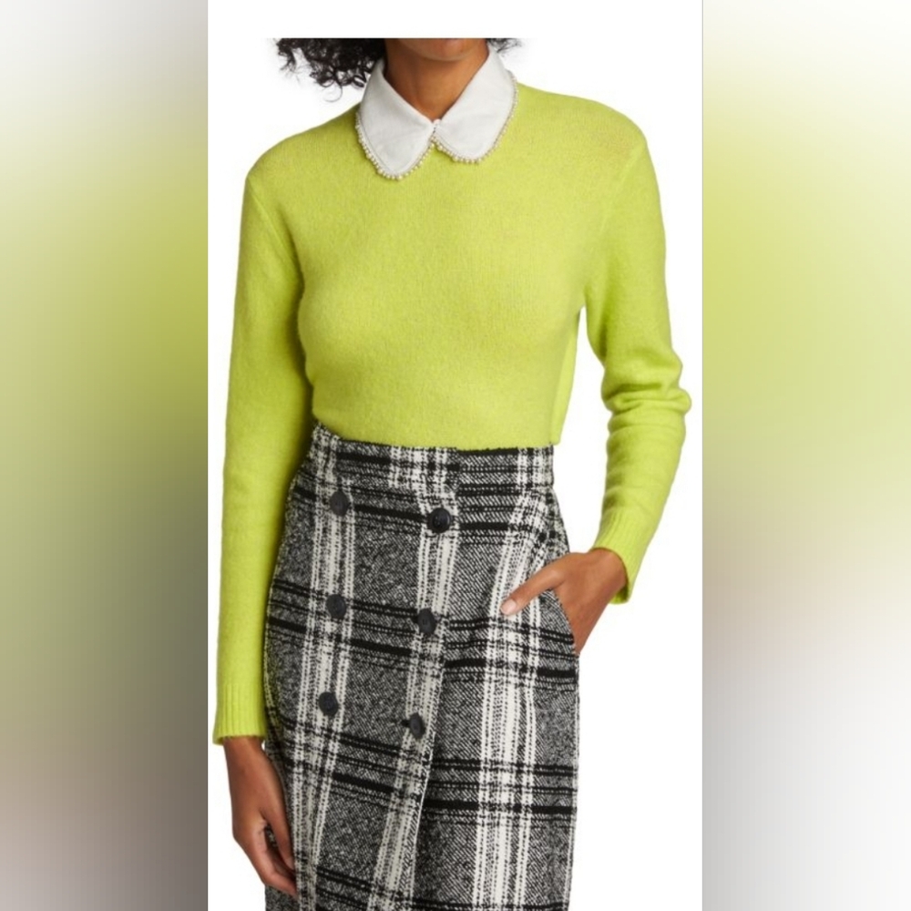 NWOT BAUM UND PFERDGARTEN Cabreena Knit Neon Sweater